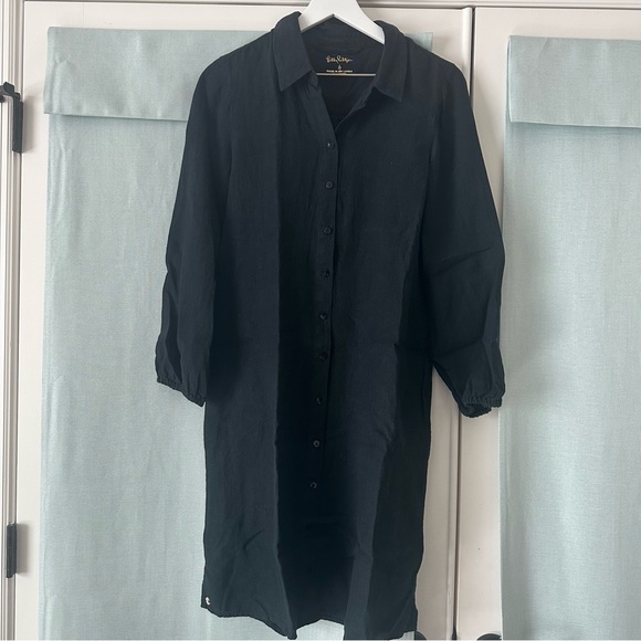 Lilly Pulitzer Bethanne Knee Length Dress in Onyx Size 6 NWT - Picture 5 of 7